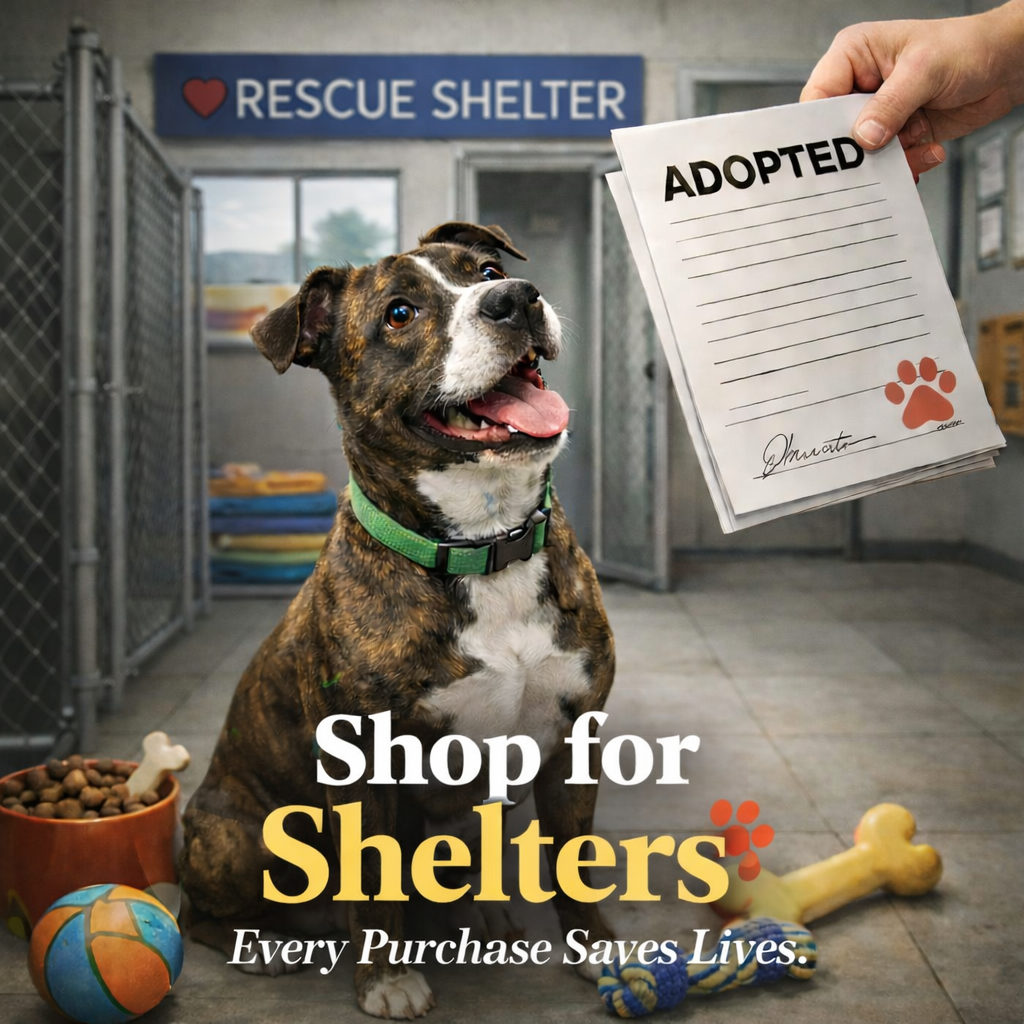 LAUNCHING SOON! Shop for a purpose. Help shelter animals in need. 